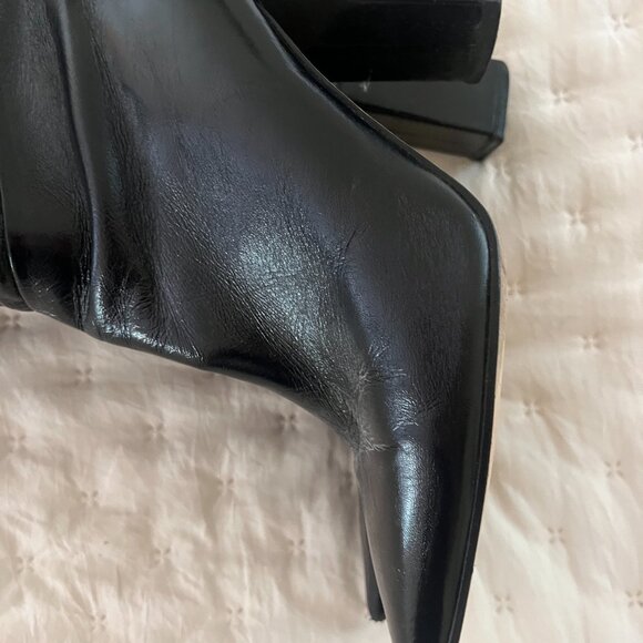 Like New Tamara Mellon Patent Leather Boots 'Pillar' - Picture 11 of 15
